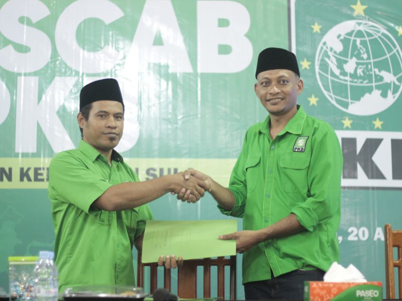 Dok: Penyerahan Hasil Musyawarah Cabang (Muscas) dari DPW PKB Maluku Utara, ke DPC PKB Kepulauan Sula.