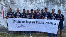 Dok: Aktivis Lingkungan Kepulauan Sula yang Bersikap Menolak 10 IUP di Pulau Mangoli.