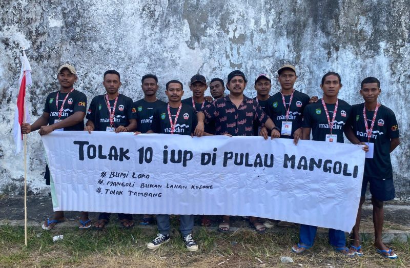 Dok: Aktivis Lingkungan Kepulauan Sula yang Bersikap Menolak 10 IUP di Pulau Mangoli.