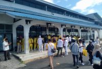 Dok: Apel Bersama Saat Tiba di Pelabuhan Ahmad Yani Ternate.