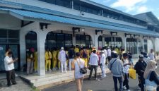 Dok: Apel Bersama Saat Tiba di Pelabuhan Ahmad Yani Ternate.