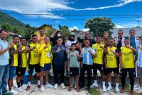Dok: Foto Bersama Usai Bertanding di Lapangan Sepak Takraw di Kecamatan Galela.