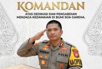 Dok: Flyer Kapolres Kepulauan Sula, AKBP Kodrat Muh. Hartanto, S.I.K.
