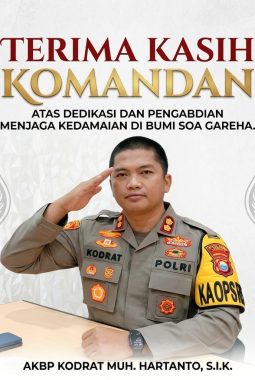 Berkahir Masa Jabatan AKBP Kodrat Muh Hartanto, Arsan Umasugi: Sula Akan Selalu Mengingat Ketulusanmu 