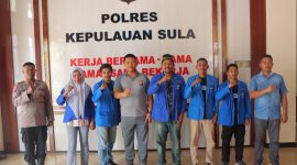 Dok: Pose Bersama Usai Silaturahmi Bersama Kapolres Kepulauan Sula, AKBP Kodrat Muh. Hartanto, S.I.K.