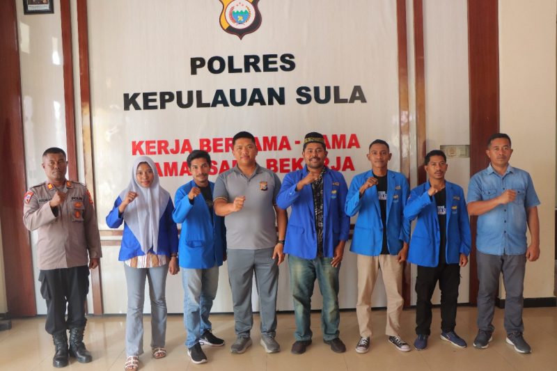 Dok: Pose Bersama Usai Silaturahmi Bersama Kapolres Kepulauan Sula, AKBP Kodrat Muh. Hartanto, S.I.K.