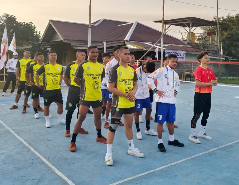 Dok: Tim Skuad Takraw Kepulauan Sula dan Halmahera Timur.