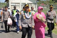 Dok: Penyambutan Kapolres Kepulauan Sula yang Baru, AKBP Handres.
