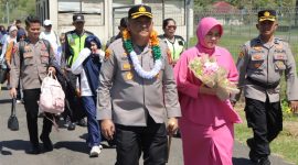 Dok: Penyambutan Kapolres Kepulauan Sula yang Baru, AKBP Handres.