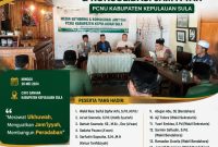 Dok: Kegiatan Media Gethering dan Konsolidasi Jam'iyyah PCNU Kabupaten Kepulauan Sula.