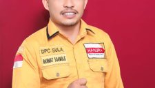 Dok: Sekretaris Partai HANURA Kepulauan Sula, Rahmat Soamole. 