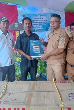 Terima Bantuan Mesin Tempel, Kades Bajo Ucapkan Terimakasih kepada Gubernur Malut