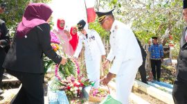 Dok: Bupati Kepulauan Sula Hj. Fifian Adeningsi Mus dan Forkopimda Ziarah ke Makam Pahlawan Ismail Digul.