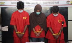 Gelar Konferensi Pers, Polisi Ungkap Peristiwa Pembunuhan Terhadap Warga Desa Kawata