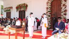 Dok: Bupati Kepulauan Sula Hj. Fifian Adeningsi Mus Jadi Irup HUT RI ke 81.