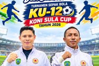 Dok: Flyer Turnamen KONI Sula Cup tahun 2026.