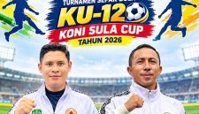 Dok: Flyer Turnamen KONI Sula Cup tahun 2026.